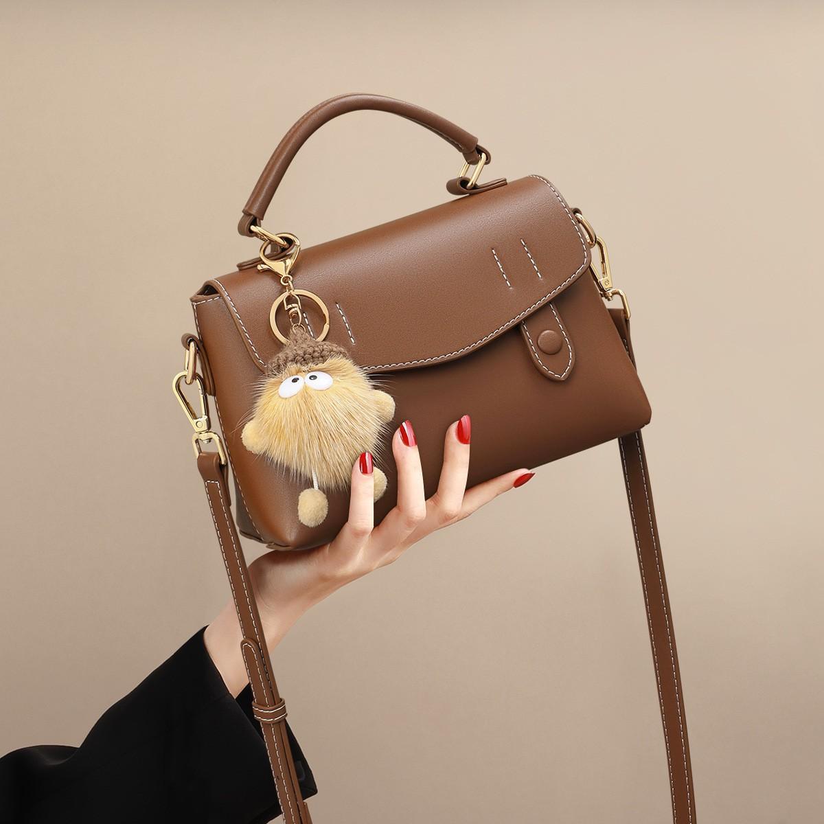 Ladies New Autumn and Winter Cambridge Bags Leather Women s Bags High-end Small Bags Single Shoulder Handbags 8000₽