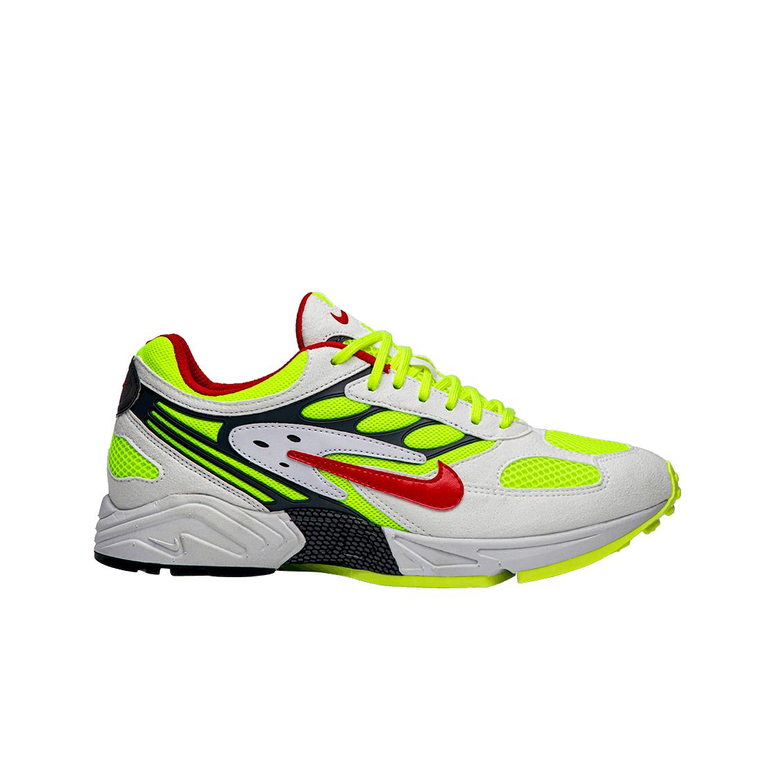 

Мужские кроссовки Nike Air Ghost Racer White Atom Red Neon Yellow AT5410-100