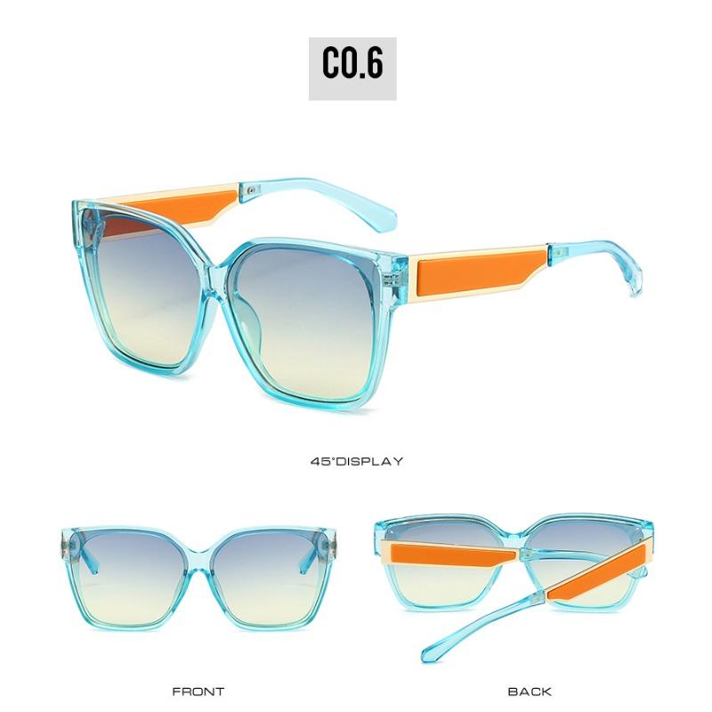 New Retro Square Black Sunglasses For Men Women Outdoor Protection Gradient Shades Uv400 Classic Trendy Driving Sun Glasses