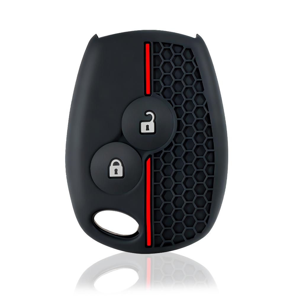 

2 Buttons Silicone Car Key Case For Renault Trafic Clio Duster Logan Dacia Sandero For Nissan Terrano Almera