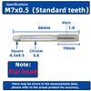 SIQICNC Right Hand Thread Tap HSS Machine Plug Tap Metric Screw Tap Drill Thread Tool M2 M3 M4 M6 M7 M8 M10 M12 M14 Hand Tools