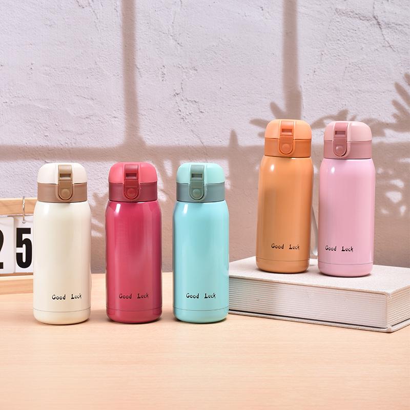 1PC 200ml/360ml Mini Thermos Cup Pocket Cup Stainless Steel Thermal Coffee Mug Vacuum Flask Insulated Hot Water Bottle Kids Gift