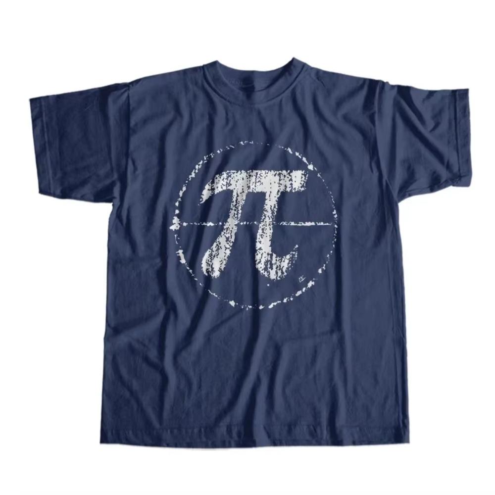 THE COOLMIND  Funny Pai Print Men T Shirt Casual Funny Men Tshirt O-neck T-shirt Men Tee Shirts Tops