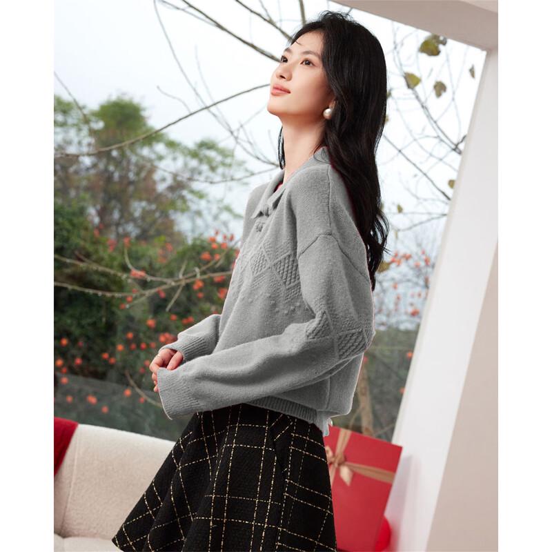 Women's Doll Collar Knitted Sweater