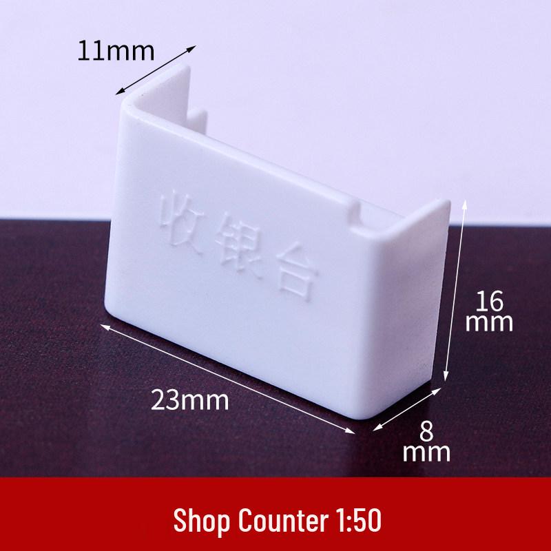 1:50 Scale White ABS Furniture Set for Architectural Model Interior Layout