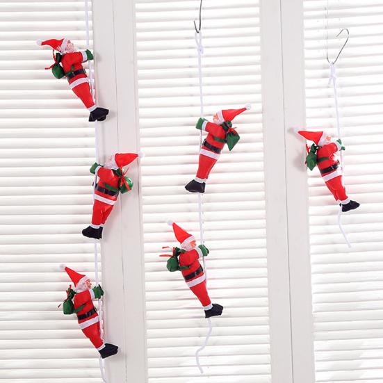 

Рождественский орнамент Санта-лестница восхождение праздничный новогодний подарок Рождественская елка Декор окна создать атмосферу мультяшный декор поставки