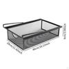 Under Cabinet Hanging Drawer Closet Organizer Container Portable Pull Out Basket for Office