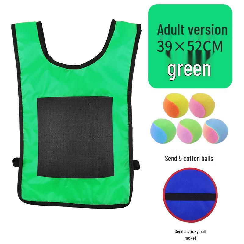 Children's Sticky Ball Dodgeball Vest for Outdoor Parent-Child Games