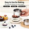 Lihe Stainless Steel Round Mousse Ring, Multi-size Cake Cookie Baking Mold For Kitchen