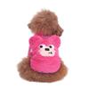 MONCHOUCHOU Rosa Bär Fleece Reißverschluss