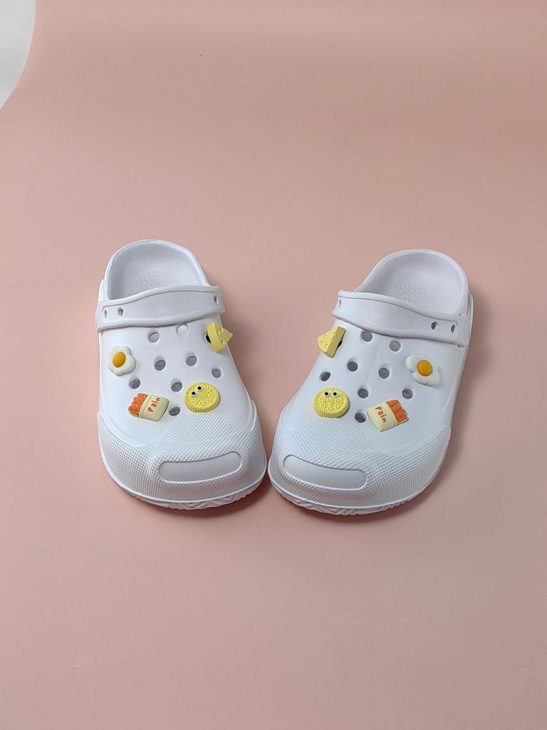 2025 Summer Women's Thick Sole Hole Sandals & Slippers - Cute, Height-Boosting Beach Footwear