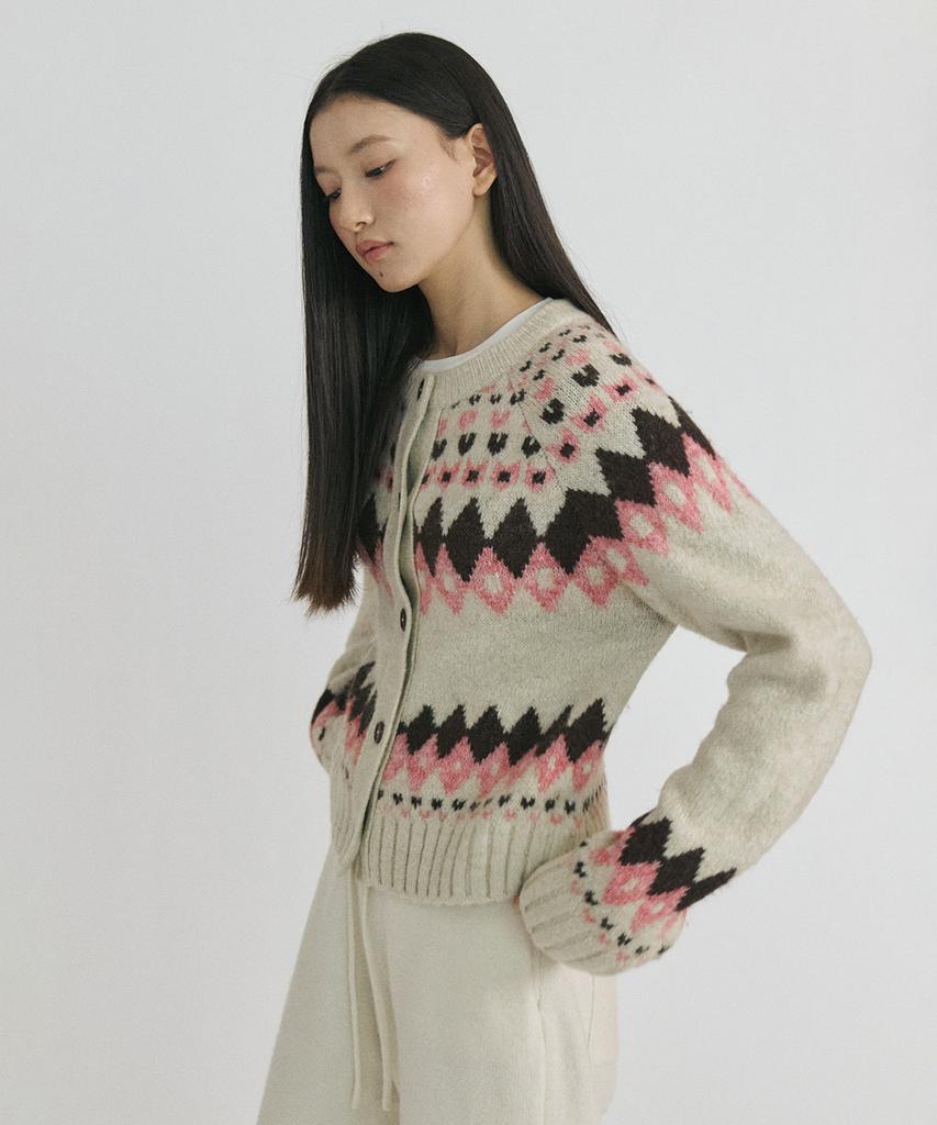 Step Around Nordic Classic Wool Cardigan_Ivory