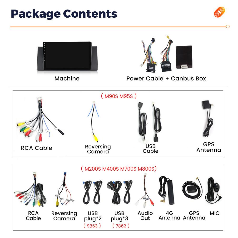 Navifly 2din Android Car Radio For BMW 5 E39 1995-2006 E53 X5 M5 Carplay Auto Multimedia Video Player GPS Navigation Head Unit