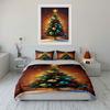 Golden Festive Tree Bedding Sets Duvet Cover Sets Duvet Covers Pillowcases(1*Duvet Cover 2*Pillowcases Without Duvet Insert)