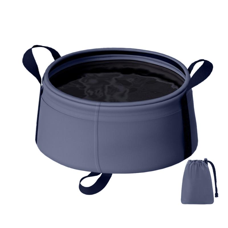 Portable Folding Sink Camping Travel Foldable Water Basin with Carrying Handle Suitable for Outdoor Activity