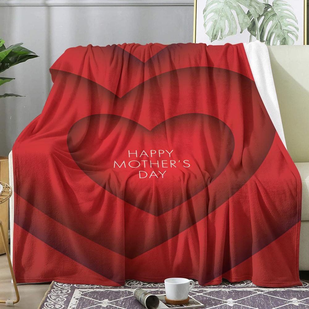 Fashion Mother s Day Throw Soft Flannel Throw Summer AC Blanket Lightweight Cool Nap Blanket for Sofa Bed Couch Travel 75x90cm