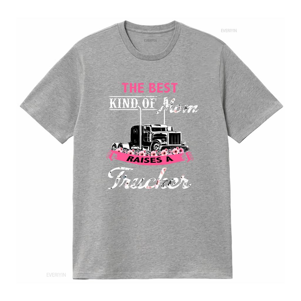The Best Kind Of Mom Raises A Trucker Vintage T Shirt Mothers Day Mothers Truck Driver vintage Washed Stretched Slightly