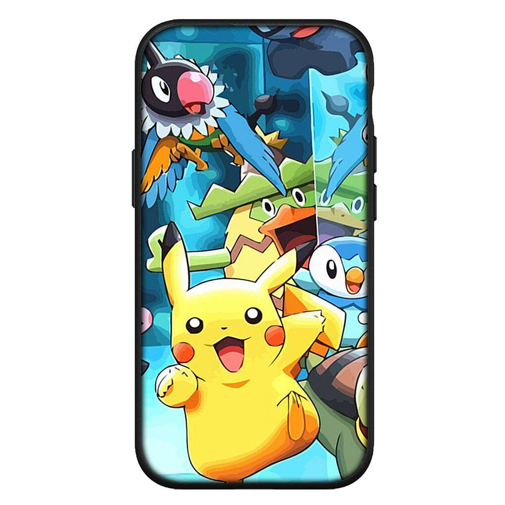 Cover for iPhone 17 16 15 Xiaomi Poco Redmi Note 14 13 12 Pro 16e Samsung Galaxy S25 S24 S23 OPPO Huawei Cartoon Charmander Pokemon Pikachu Phone Case