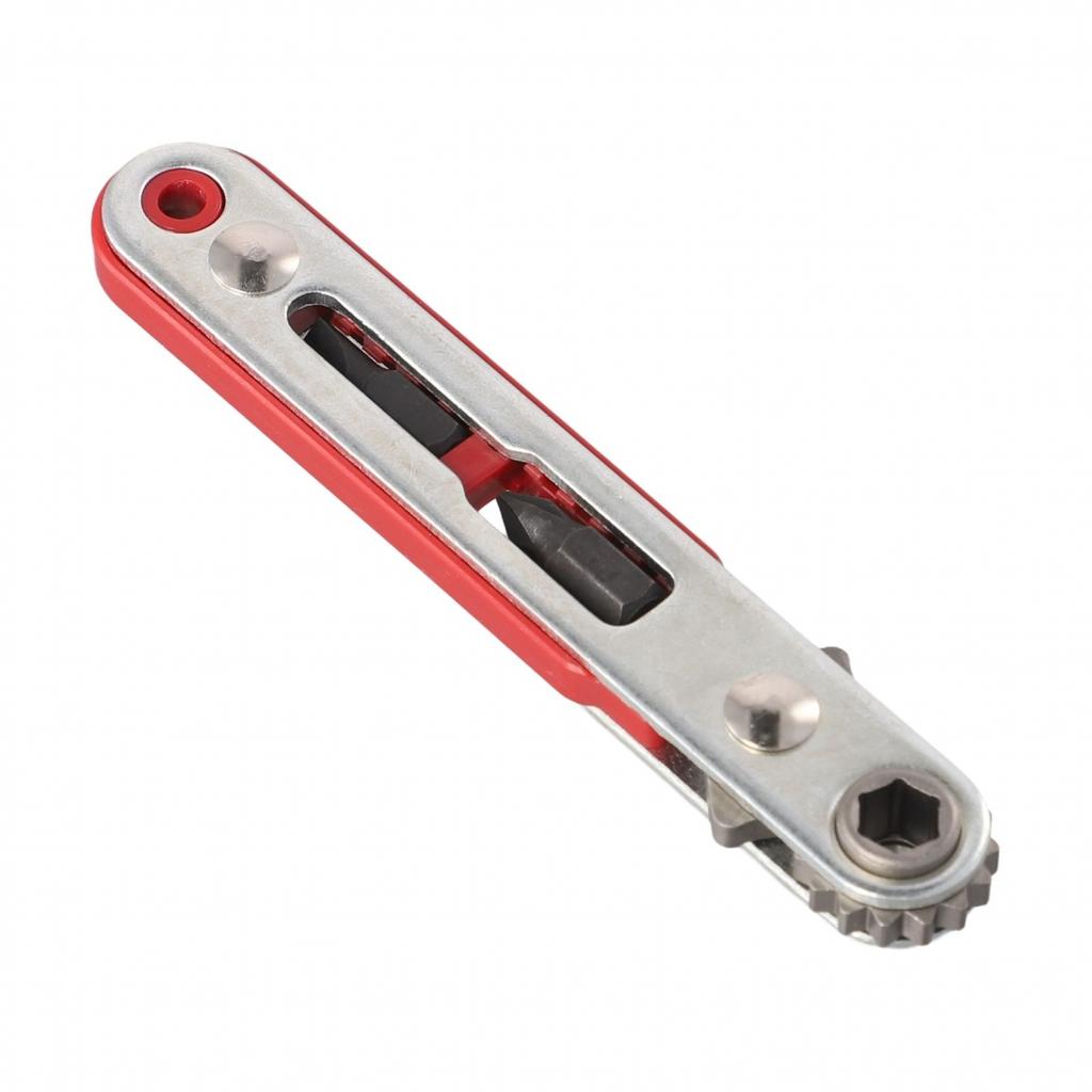 Compact Two Way Ratchet Screwdriver Set Corner Bend Multifunctional