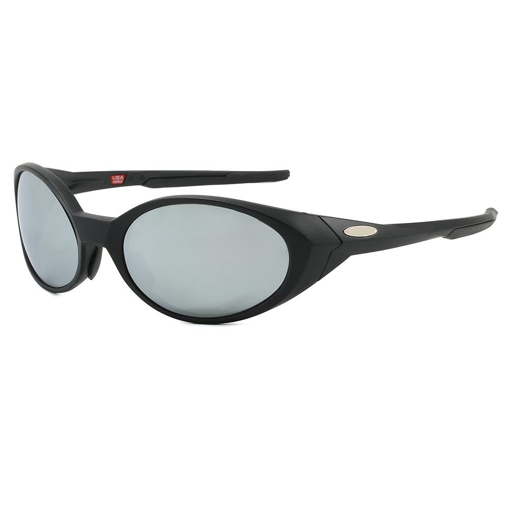Nowe outdoorowe sportowe nylonowe spolaryzowane okulary przeciwsłoneczne do jazdy na rowerze dla mężczyzn i kobiet, modne retro okulary podróżne i do jazdy 9438