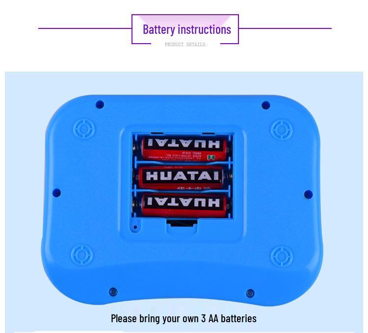 Kids' Multi-functional Notebook: Luminous Mouse, Story Reader, Early Education & Learning Tool