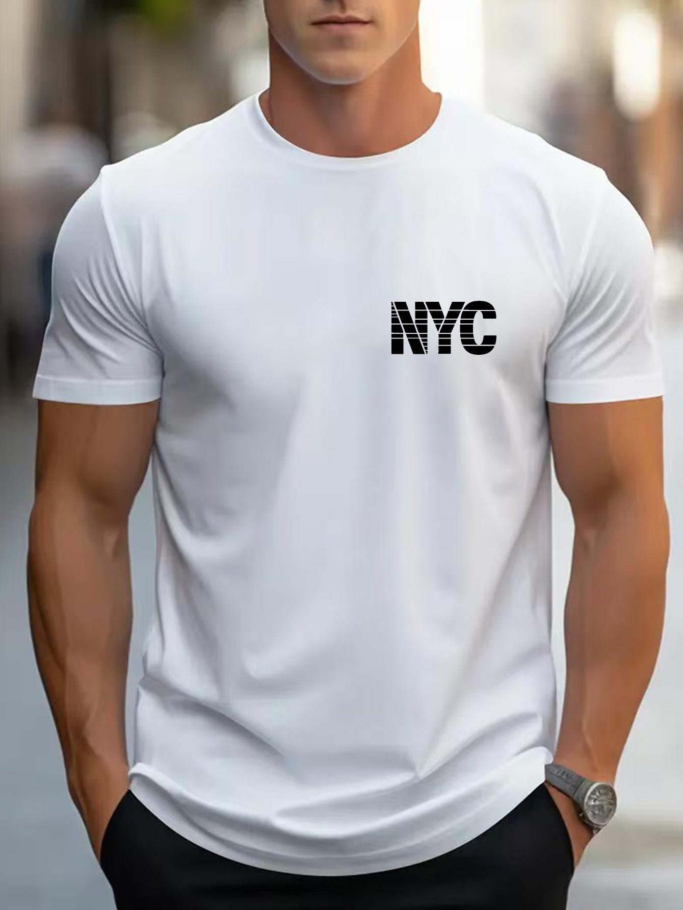 NYC Graphic T-shirt - White Cotton Blend S