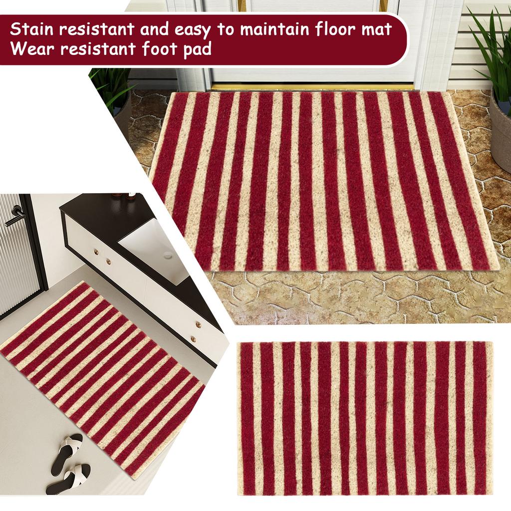 Entrance Hallway Crystal Velvet Floor Mat, Stain-resistant, Easy To Clean, And Wear-resistant.