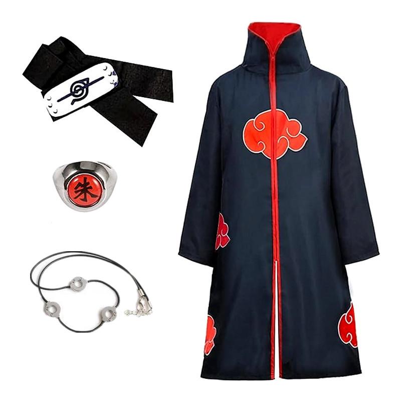 Mantello da Adulto Vestaglia da Bambino, Mantello Unisex da Uomo Giacca Costume Halloween Cosplay Anime con Fascia Anello per Donne