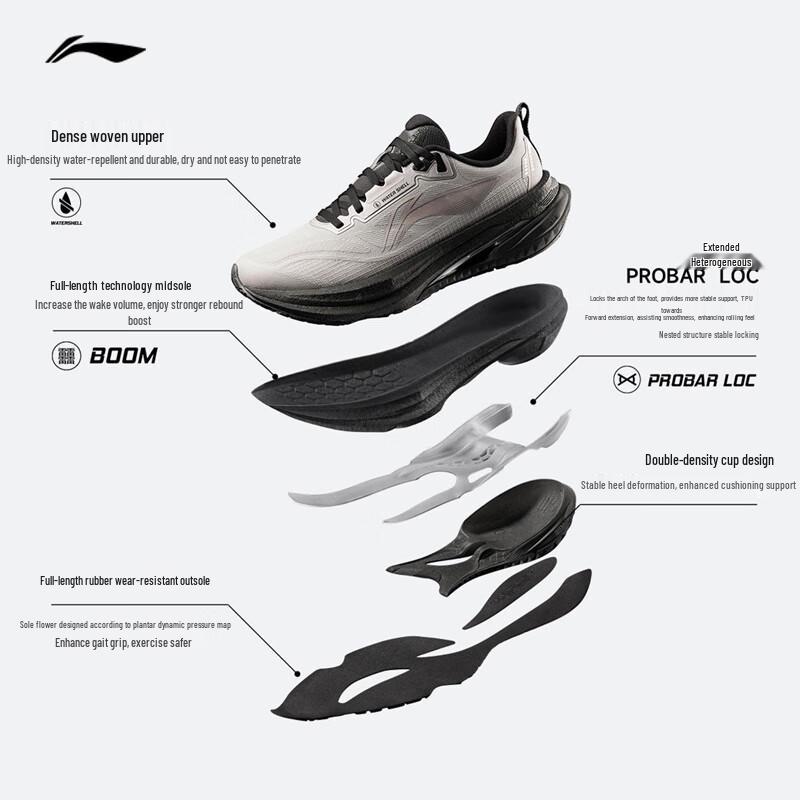 Li-Ning Wu Shi 5.0 Men's Protective Training Running Shoes ARSV123