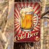 Vintage Beer Tin Sign Metal Wall Art Plaque 8x12 Rustic Retro Home Pub Bar Decor