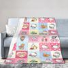Comfort Hellos Kittys Blanket Stuff Bed Decorative Throw Blankets Super Warm Velvet for Outdoor