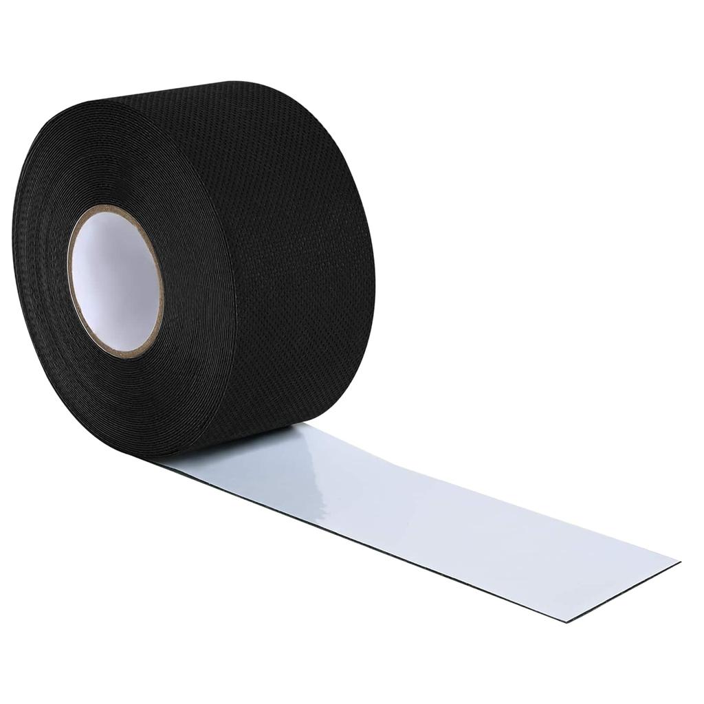 Self Adhesive Artificial Grass Tape Black 10 x 0.05 cm Non Woven Fabric