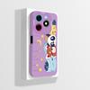 Pour Tecno Spark 20 20C Coque Mignon Dessin Animé Astronaute Carrée Silicone Liquide Souple Housse de Protection pour Téléphone Pour Tecno Spark20 20C Funda