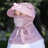 with Electric Fan Fan Camping Hat Breathable Camping Cap Fashion Face Hood Hat  Outdoor