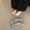 Fashion Autumn Women Flat Shoes Fashion Candy Color Ladies Casual Ballerinas Shoes Round Toe Shallow Casual Slip On Blate Shoe New Woman