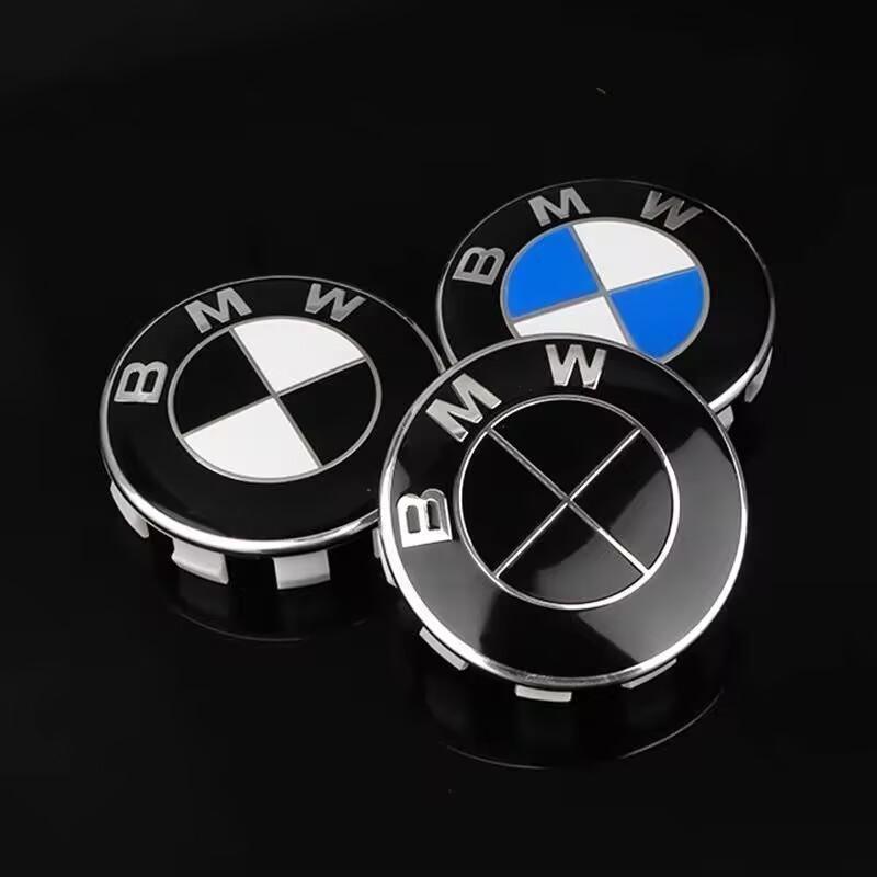 4 Stück Felgennabendeckel 68mm 56mm Blau Weiß Nabenkappe Für BMW E46 E90 E30 F10 F30 X5 X3 E39 F25 E60 E91 E87 M Autozubehör