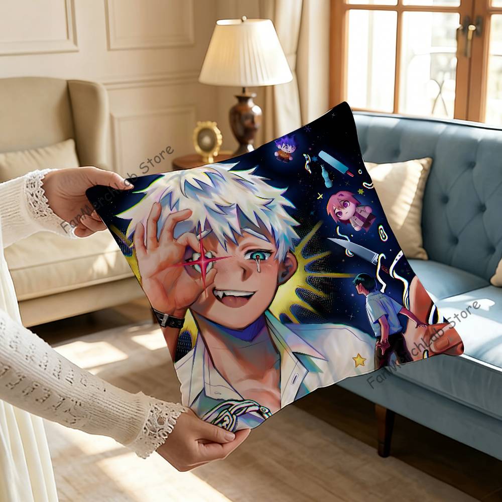 The SSummer HHikaru Died Pillow Case Plush Fabric Soft Pillowcase Double Sided Print Sofa Cushion Cover Throw