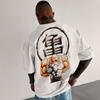 Dragon Ball Anime Turtle Immortal Sports Print Loose Heavy Cotton Short Sleeved Tshirt Mens Top