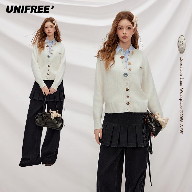

UNIFREE Women s Loose Knit Cardigan Sweater One Size