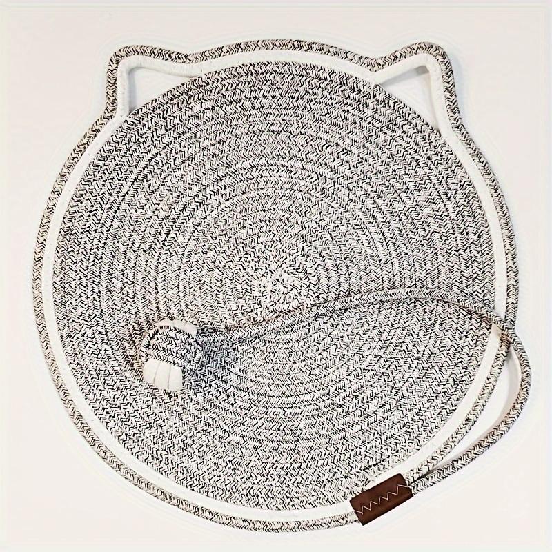 Cat Scratch Pad With Ball Toy,Cat Scratch Board For Furniture Protection,Woven Cat Scratch Pad,Cat Lounge Bed Sleeping Cushion