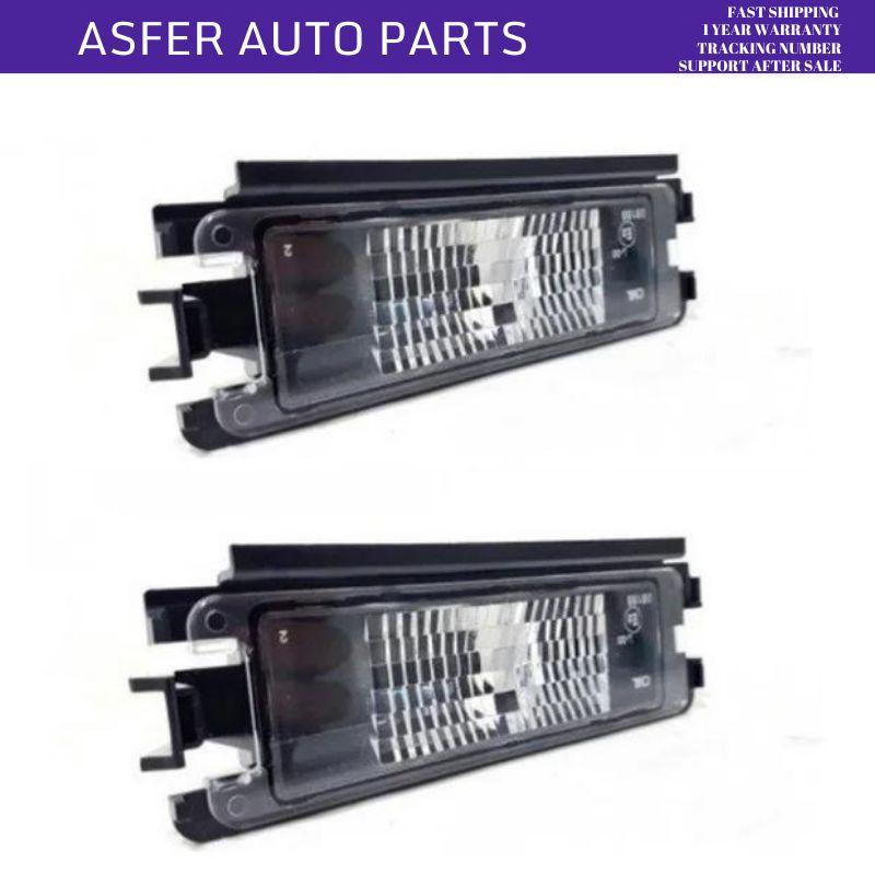2X Rear Number Plate Light Lamp 2pcs For Renault Clio Symbol Mk3 Sandero Mk2 Logan Mk2 OEM 8200957874