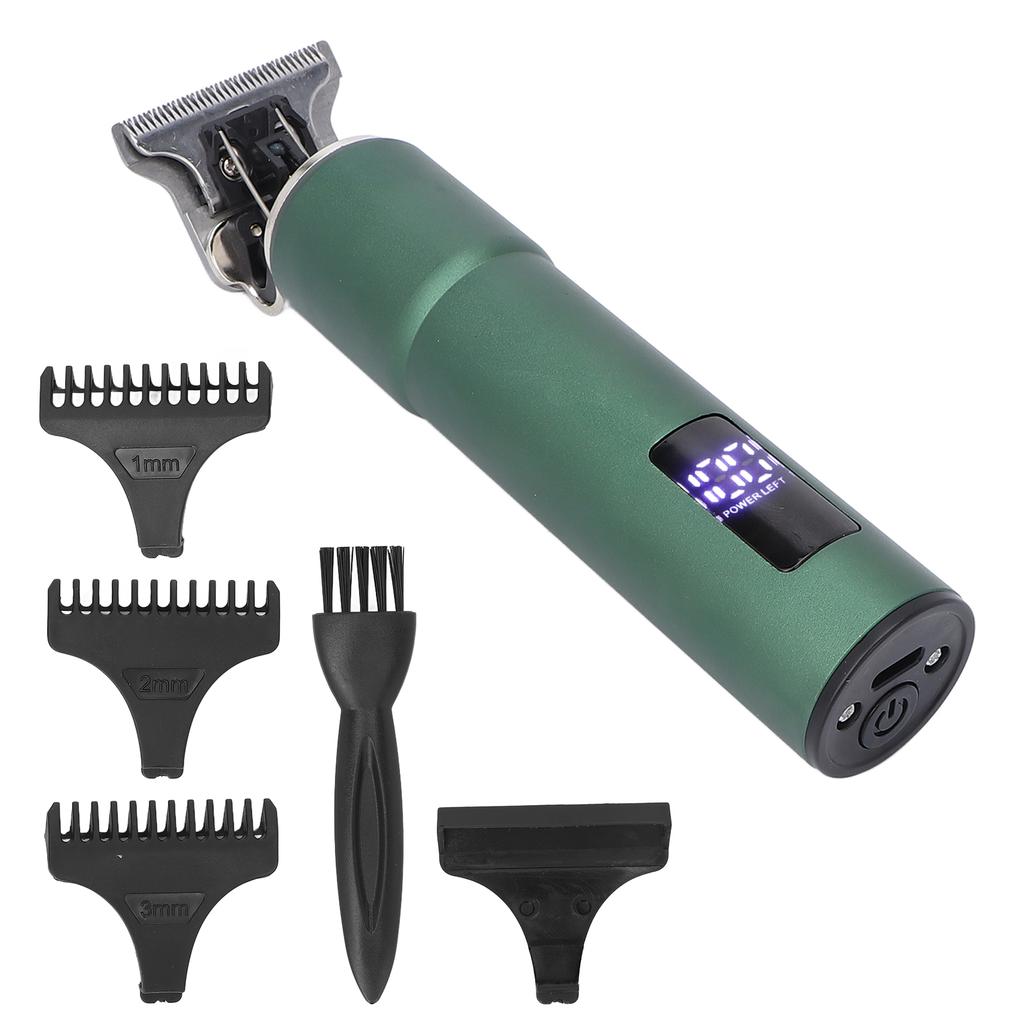 Professional Electric Hair Clipper Cordless Rechargeable Hair Trimmer Hair Cutting Kit with LCD