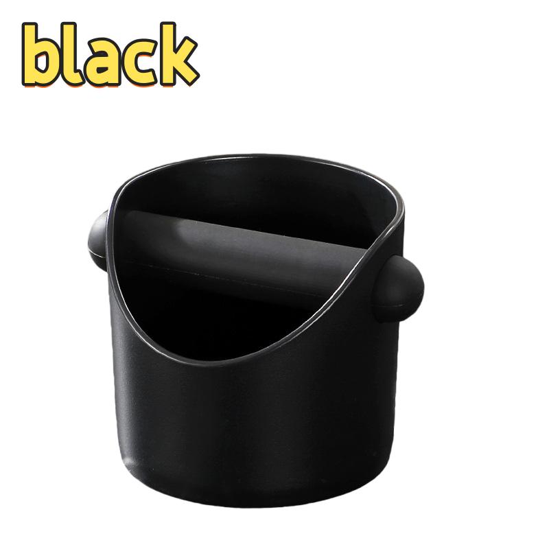 

New Mini Coffee Knock Box Anti Slip Shock-Absorbent Grind Waste Bins Espresso Grounds Waste Bin Cafe Barista Accessories Tools чёрный