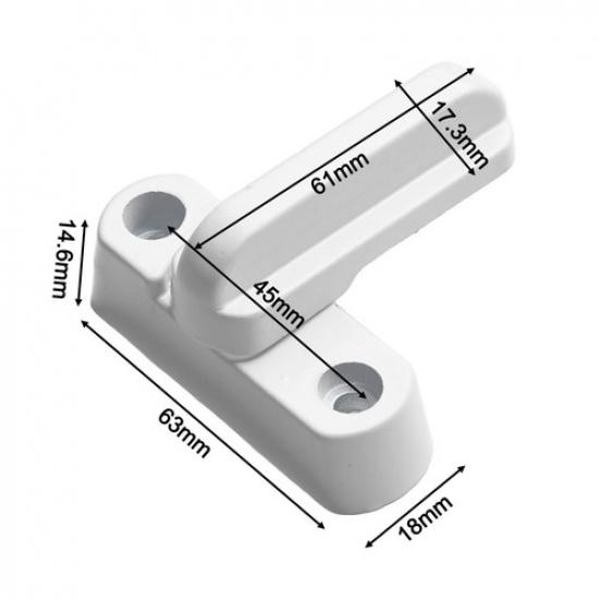 Easy tallation for Plastic Doors and Sash Accessories Extra Security