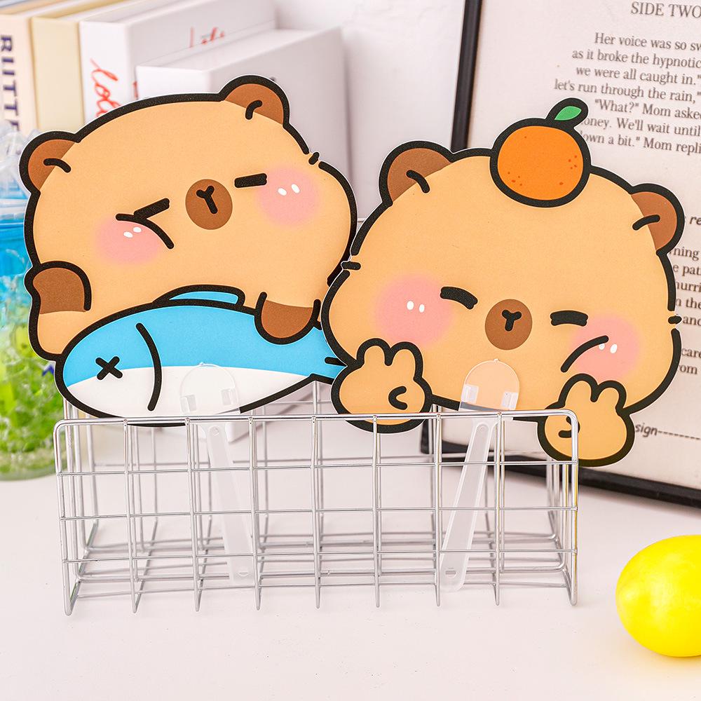 Capybara Cartoon Alien Hand Fan - Cute Summer Fan for Students