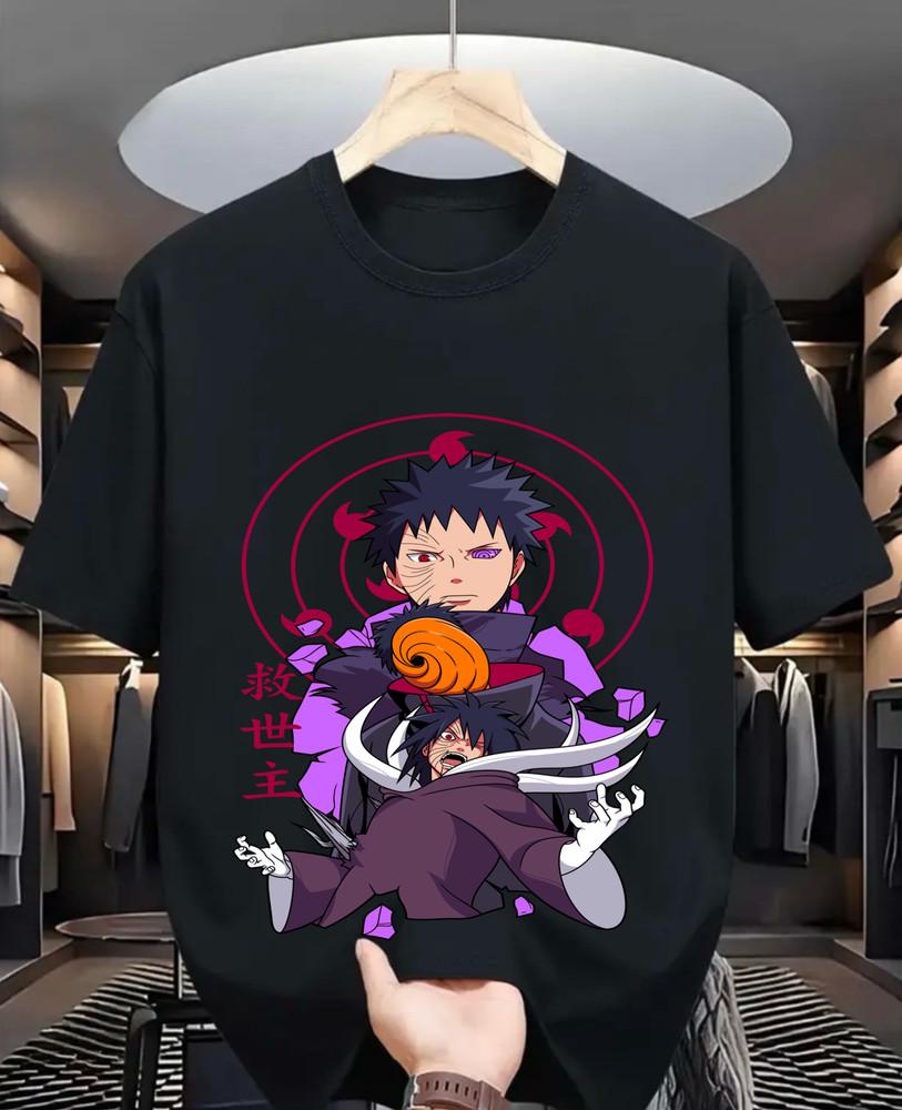 

Naruto Itachi Uchiha T-shirt Pain Akatsuki Horror For Anime Gift shirt cartoon L