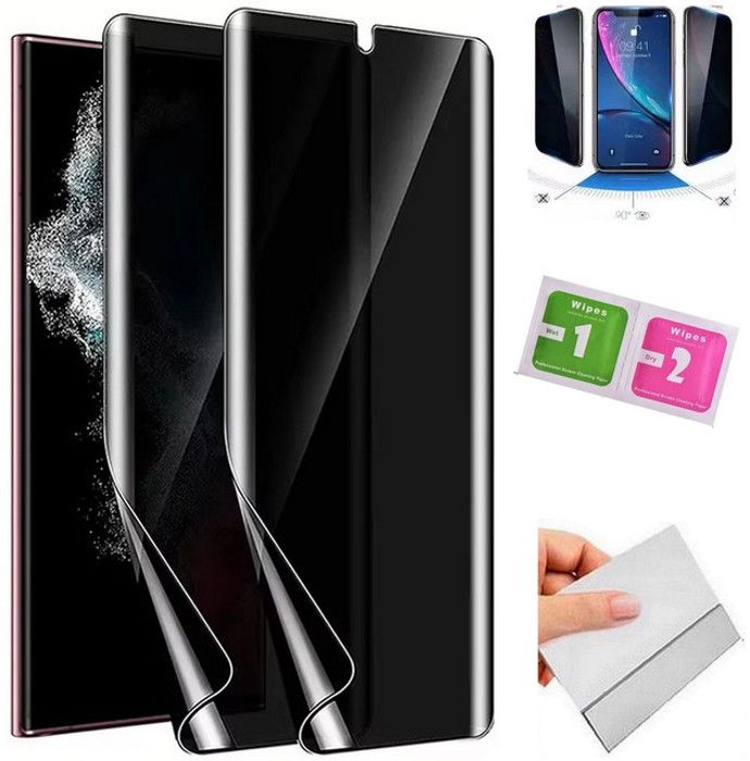 2 Films Hydrogel Anti-Espion pour Oppo F9 - installation facile sans bulles