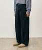 COSTUME O’CLOCK Cotton Washed Wide Pants Ash Brown Coospt243Ashbrown