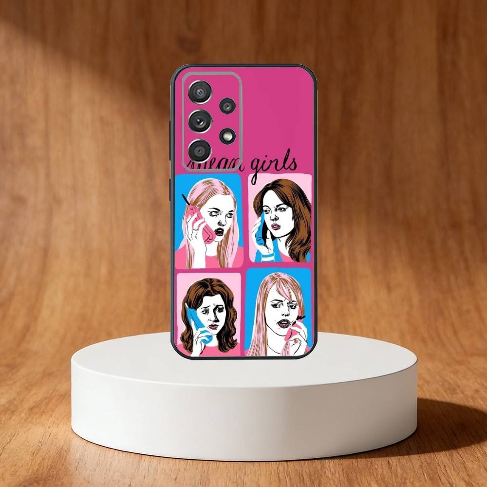Movie M-Mean G-Girls Phone Case For Samsung S25,S24,S21,S22,S23,S30,Ultra,S20,Plus,Fe,Note,10,9,5G Black Cover