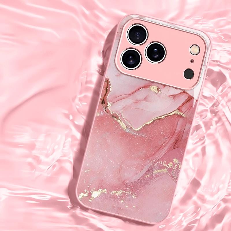 

Красочный гальванизированный стеклянный чехол для телефона iPhone 17 16 15 14 13 12 11 Pro Max Plus 16E 17Air iPhone 11 Pro Max